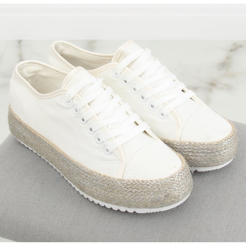 Vita espadrillosneakers R-365 Vit 1