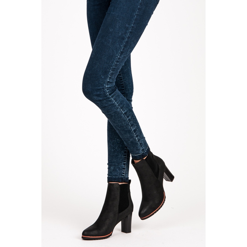 Vices Höstskor med resår svart 1