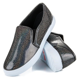 BOSHIMAO Slip On Sneakers svart 1