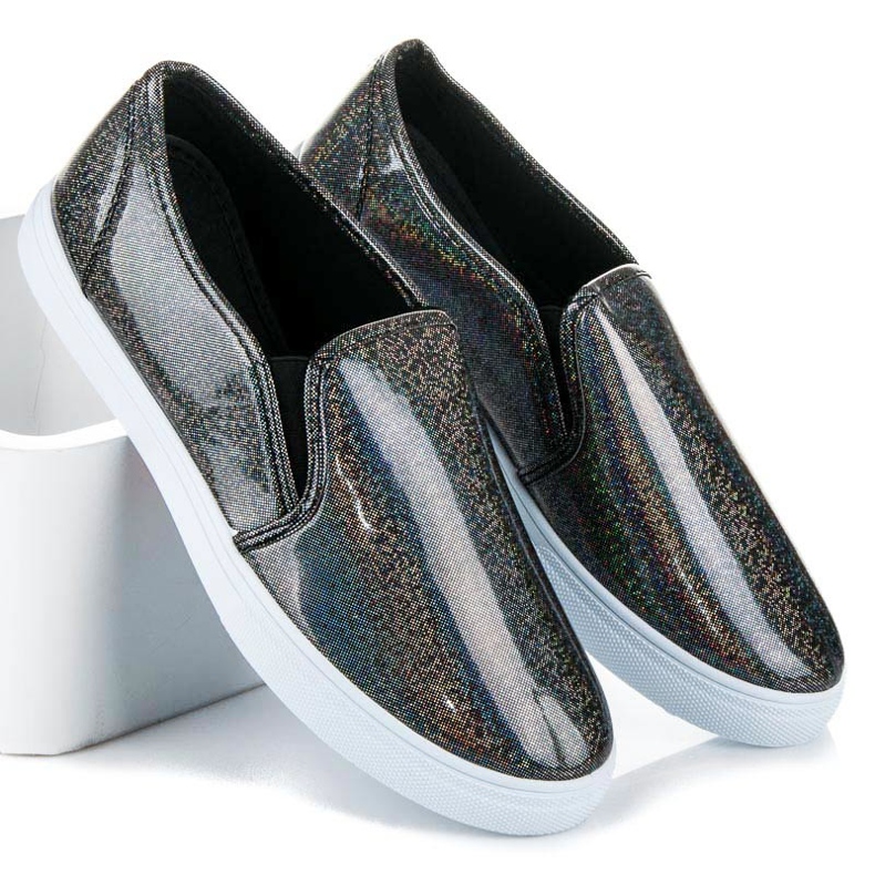 BOSHIMAO Slip On Sneakers svart 2