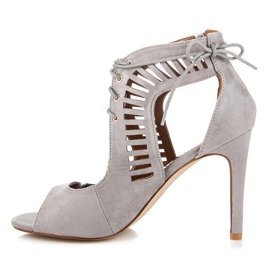 Queen Bee Sandaler i mocka grå 1