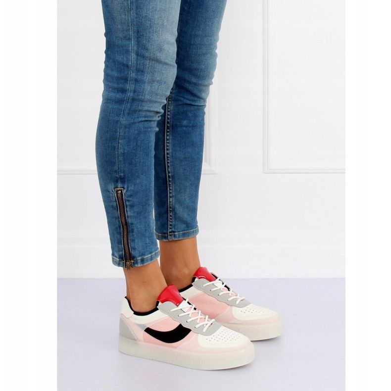 Rosa LA51P Rosa snygga sneakers 1