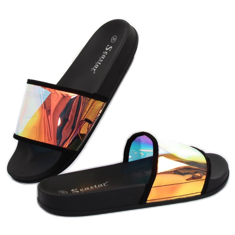 Svarta tofflor i bensin CK80P Svart 1