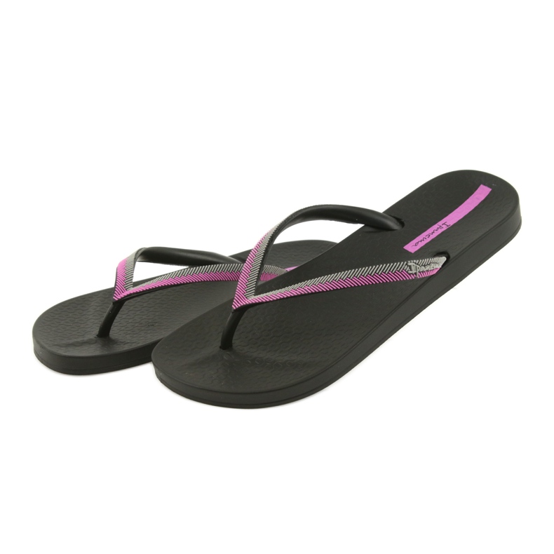 Ipanema Kvinnors flip flops 82518 svart/fuchsia 4