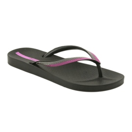 Ipanema Kvinnors flip flops 82518 svart/fuchsia 1