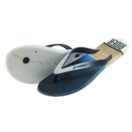 Rider 10719 flip-flops för män brun grå marinblå 4