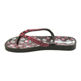 Ipanema 82519 svarta flip-flops rosa 2