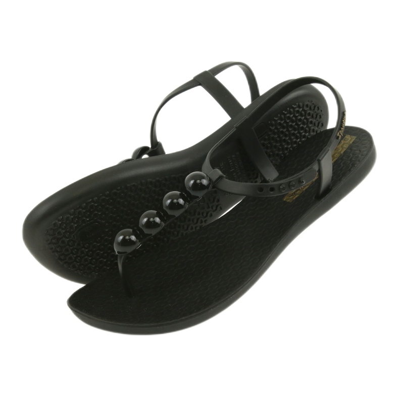 Ipanema sandaler damskor flip-flops med bollar 82517 svart 4