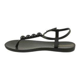 Ipanema sandaler damskor flip-flops med bollar 82517 svart 2