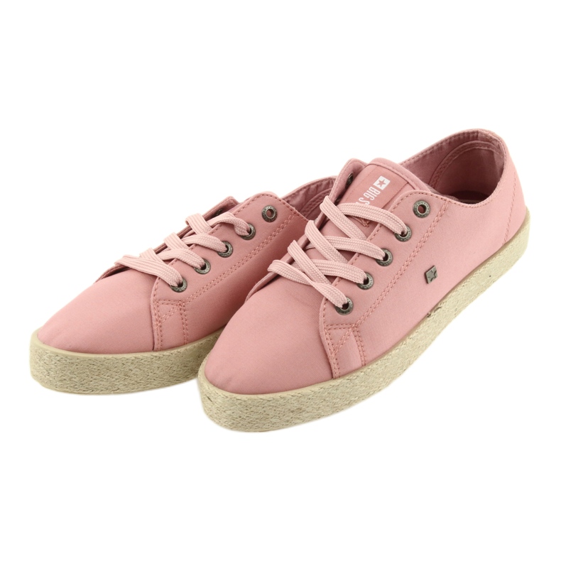 Big Star Rosa kvinnors espadrilles sneakers 274425 4