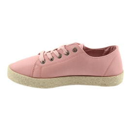 Big Star Rosa kvinnors espadrilles sneakers 274425 2