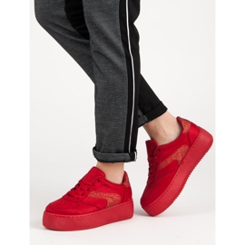 Mocka sportskor röd 2