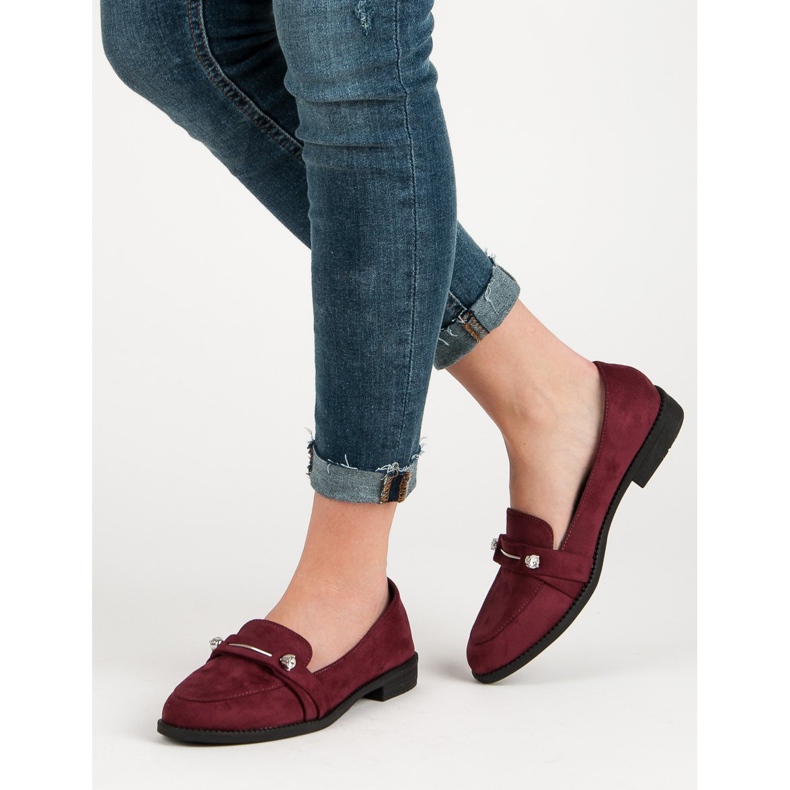 Nio Nio Maroon loafers röd 1