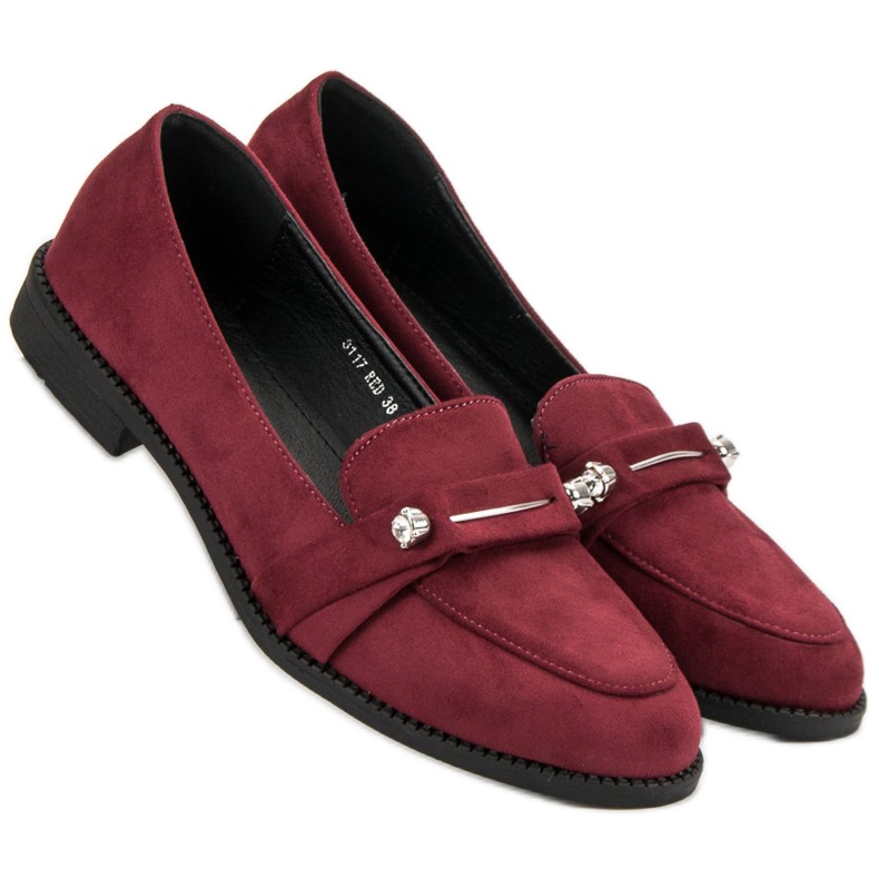 Nio Nio Maroon loafers röd 2