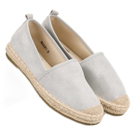 Bestelle Mocka Espadrilles grå 2