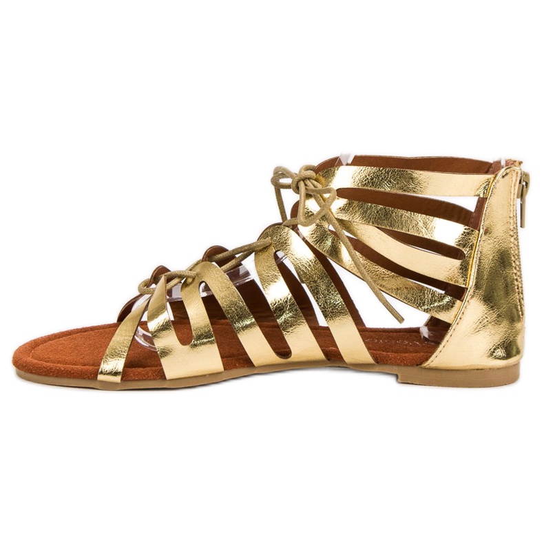Evento Golden Tied Sandals gyllene 1