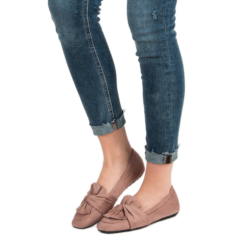 Ballerinor i mocka rosa 1