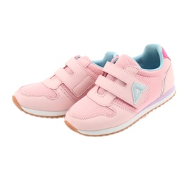 American Club Amerikanska joggande flickors sportskor purpur blå rosa 3