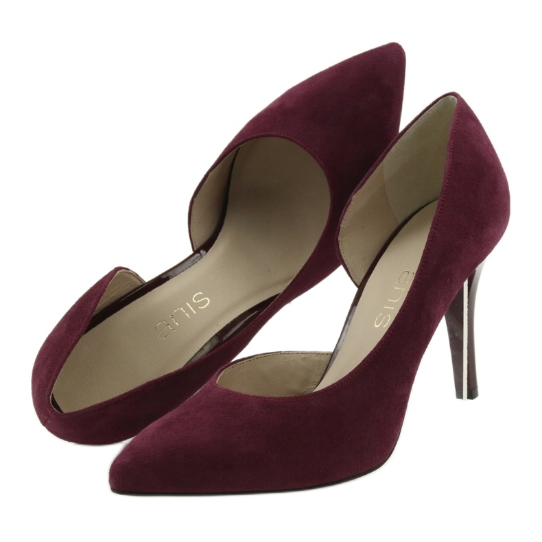 Pumps dam mockaskor Anis cherry röd mångfärgad 5