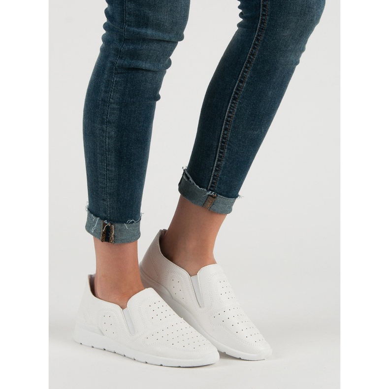 Queen Bee Slip On Light Sneakers vit 1