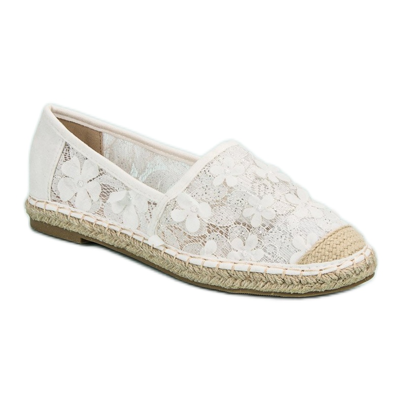 Nio Nio Lacy Espadrilles i blommor vit 1