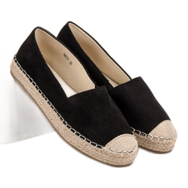 Small Swan Mocka Espadrilles svart 1