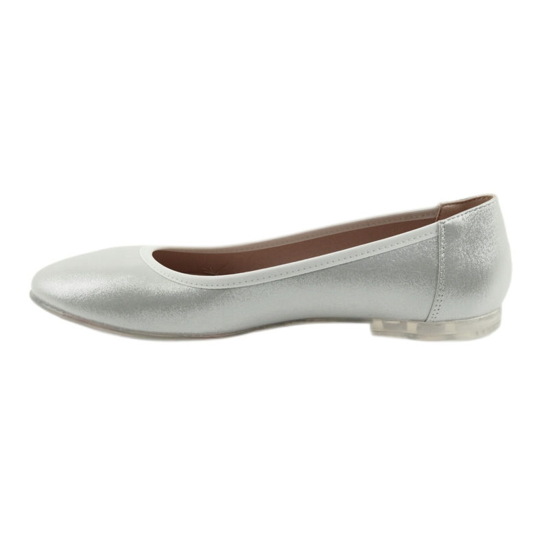 Sergio Leone Silver kvinnors ballerinas bl607 2