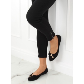 Svarta kvinnors ballerinor JM3550J Negro 1