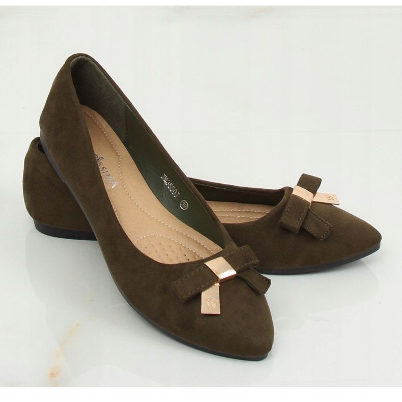 Gröna kvinnors ballerinor JM3550J Verde 1