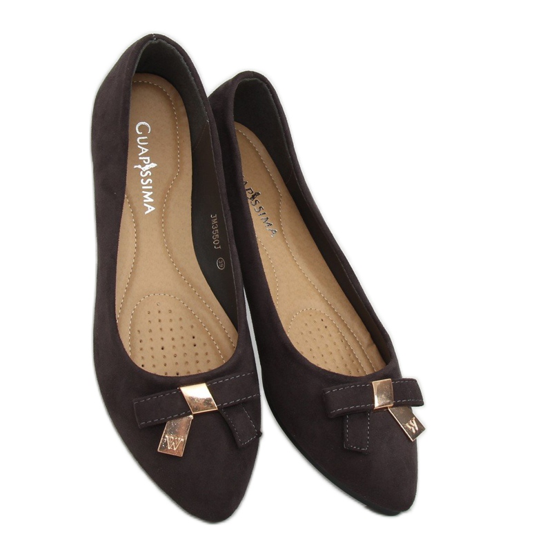 Grå kvinnors ballerinor JM3550J Gris 1