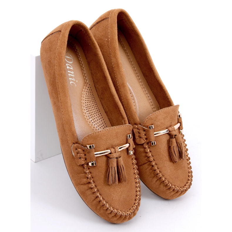 Damloafers camel L7183 Camel brun 2