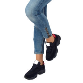 E-102 Marinblå marinblå sportskor 2