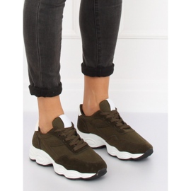 Gröna E-102 Army Green sportskor 1