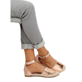 Champagne metalliska espadriller CF-1K215 Champagne rosa 1