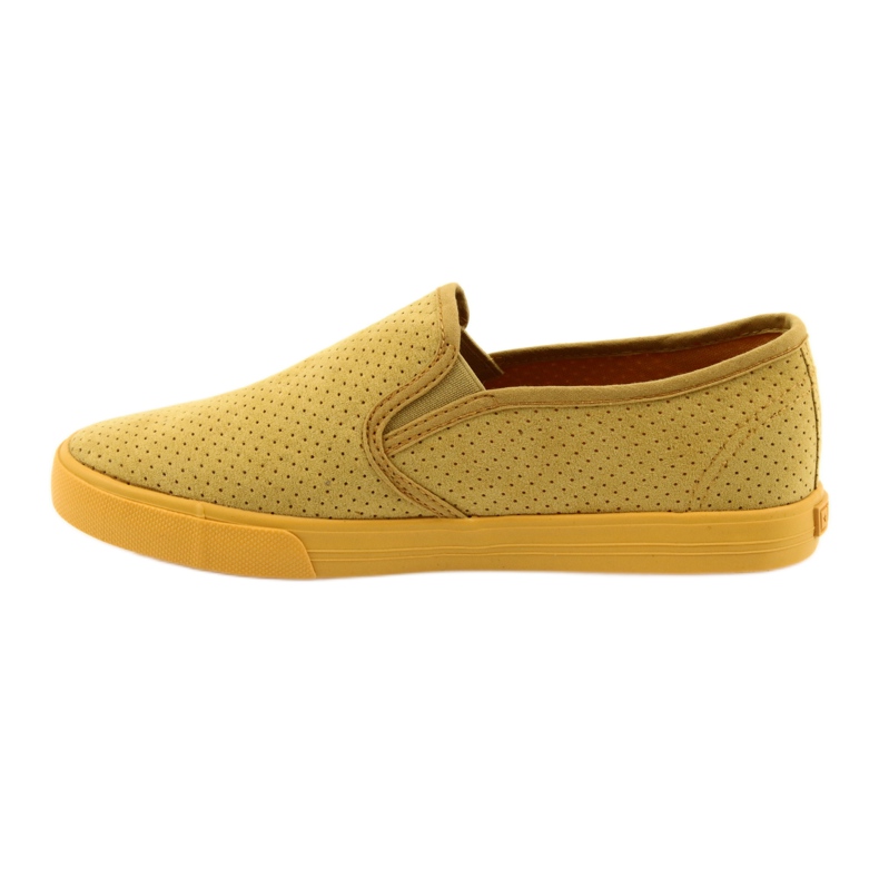 Big Star 274889 slip-on sneakers för kvinnor gul 2