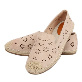Beige openwork espadrilles 9023 Beige 1