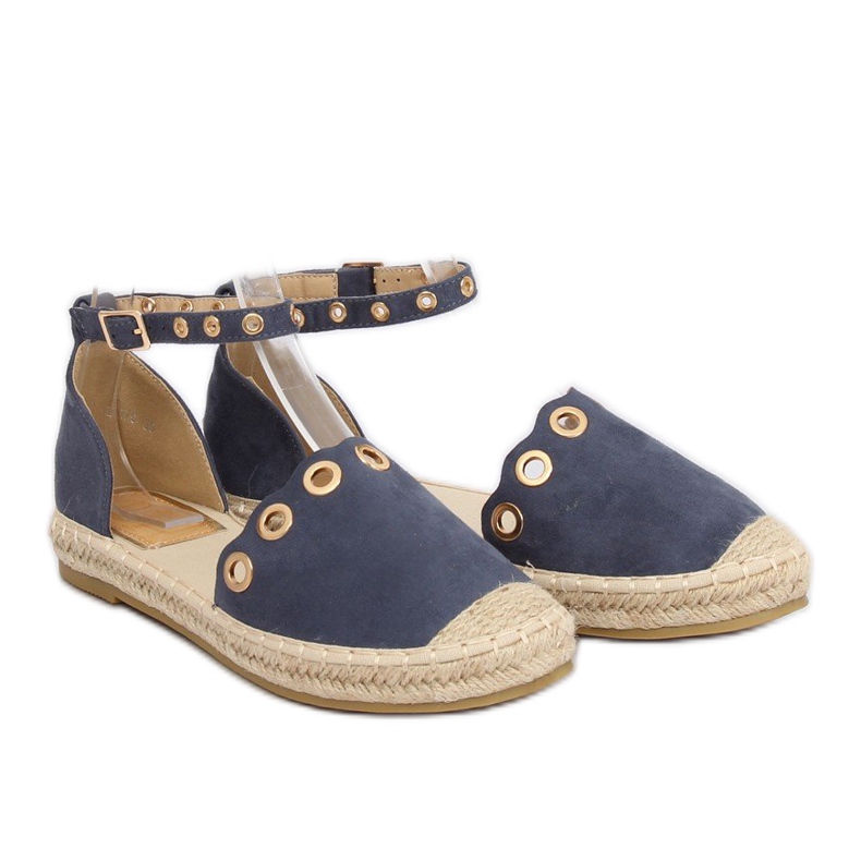 Espadriller med rem LX170 Blå marinblå 1