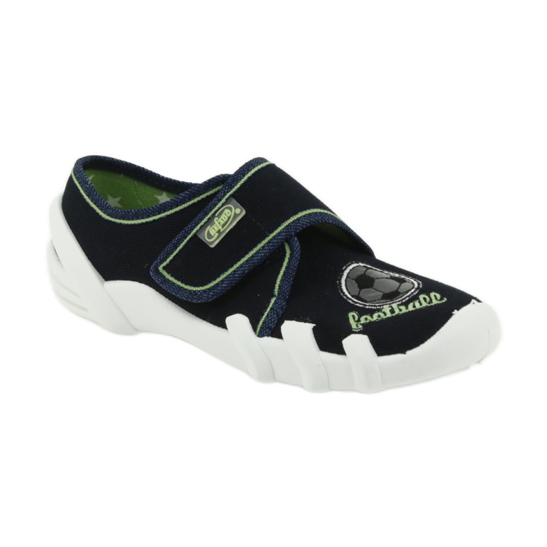 Befado barnskor 273X247 vit marinblå 2