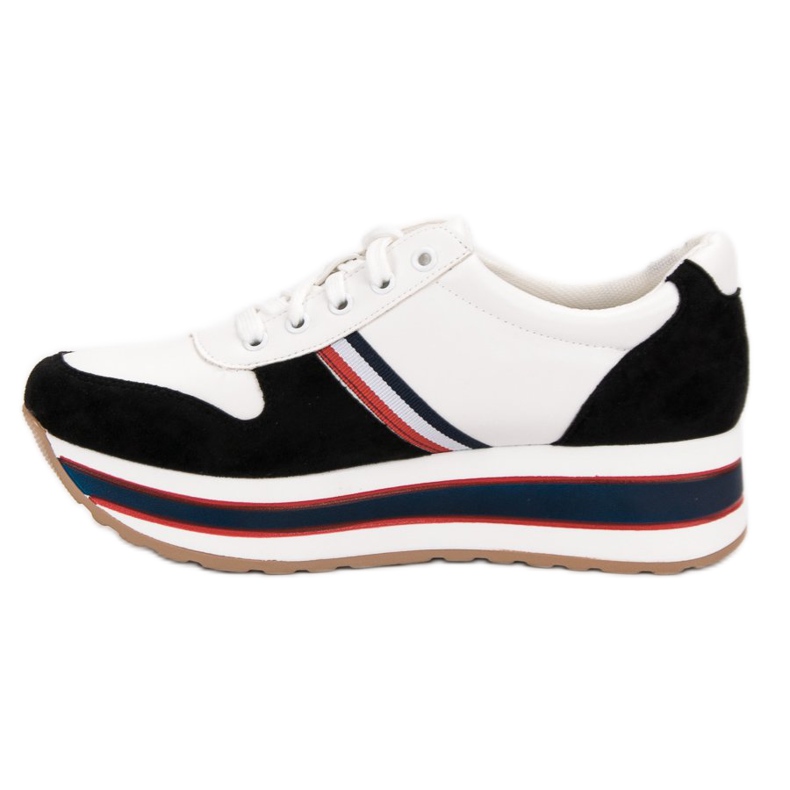 Seastar Trendiga sneakers vit svart mångfärgad 1