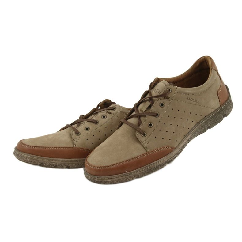 Herrskor Badura 3524 beige / brun 3