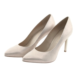 Pumps damläderskor guld Anis 4527 gyllene 3