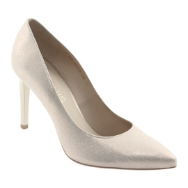 Pumps damläderskor guld Anis 4527 gyllene 1