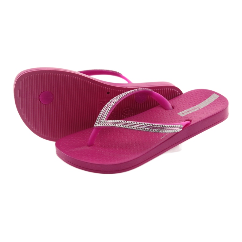 Ipanema Flickors flip flops silverkedjor 82528 rosa 4