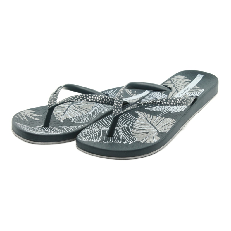 Ipanema 82525 jeans flip-flops för kvinnor grå mångfärgad 3