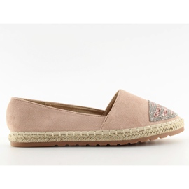 Rosa espadrilles för kvinnor H8-102 Champagne II-GAT 1