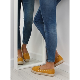 Gula espadrilles för kvinnor 99-17 Yellow II-GAT 2
