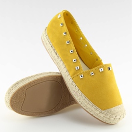 Gula espadrilles för kvinnor 99-17 Yellow II-GAT 1