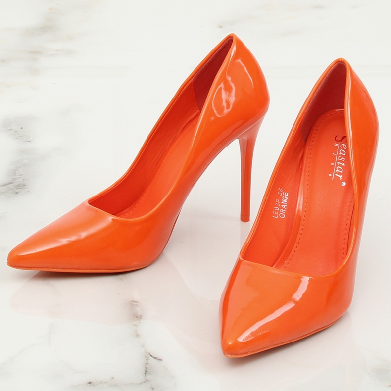 Orange stilettos för kvinnor LE03P Orange II-GAT 1