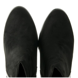 Ch. Creation Bekväma högklackade skor svart 1