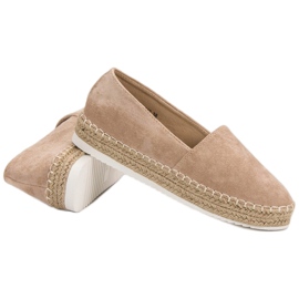 Small Swan Beige mocka Espadrilles 1